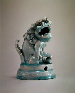 Rökelsehållare, Yuandynastin (1271-1368), början av 1300-talet (porslin) (se även 394843) av School Chinese