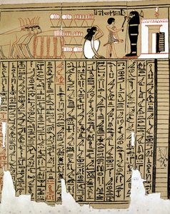 Egyptiska hieroglyfer av School Egyptian