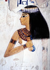 Luxor Thebe: Västra stranden, Necropole des Nobles, Vallee des Nobles. Mennas grav (18:e dynastin). av School Egyptian