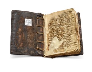 Codex Sinaiticus Rescriptus, slutet av 5-7:e århundradet till 979 e.Kr. (bläck på pergament) av School Egyptian
