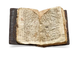Codex Sinaiticus Rescriptus, slutet av 5-7:e århundradet till 979 e.Kr. (bläck på pergament) av School Egyptian
