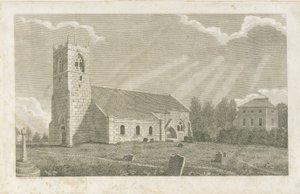 Blymhill kyrka: gravyr av School English