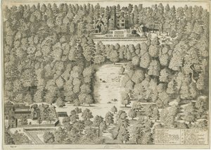 Boscobel House: gravyr, nd [1809] (tryck) av School English
