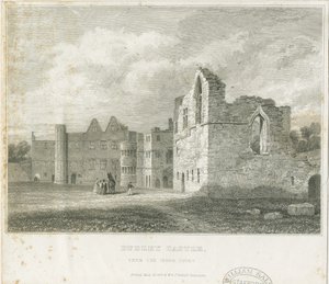 Dudley Castle - The Keep: gravyr, nd [c1831] (tryck) av School English