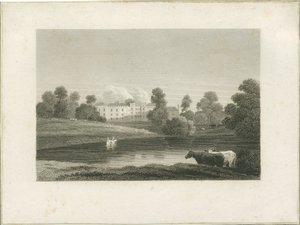 Enville Hall: gravyr och [?slutet av 1700-talet] (tryck) av School English