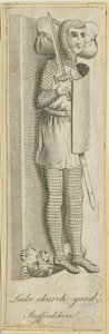 Purjolökskyrkogård - Riddare: gravyr och [?1700-talet] (tryck) av School English