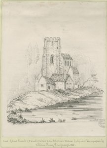 Lichfield - St. Tchads kyrka: zinkograferad av School English