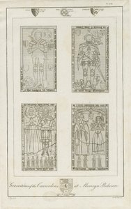 Mavesyn Ridware - Gravestones of the Carwardens: gravyr, nd [sent 18th cent] (tryck) av School English