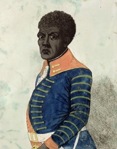 Porträtt av Toussaint Louverture av School English