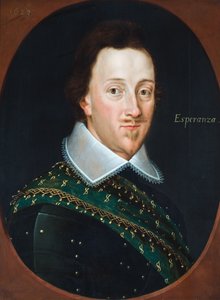 Porträtt av en gentleman, sägs vara Henry, Lord Percy of Alnwick (olja på pannå)