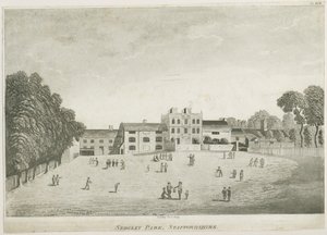 Sedgley Park School: akvatintgravyr, nd [c 1797] (tryck) av School English