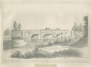 Stafford - Radford Bridge: blyertsteckning, nd [?1800-talet] (teckning) av School English