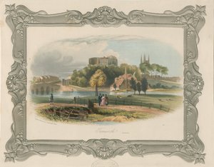 Tamworth Castle: stålgravyr (tonad), nd [c 1841] (tryck) av School English