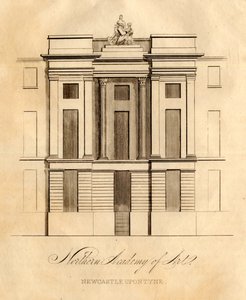 Northern Academy of Art, Newcastle upon Tyne (litho) av School English