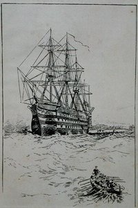 "Victory" vid Anchor, Portsmouth (gravyr) av School English