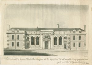 Wolverhampton - Grammar School: gravyr, nd [1797] (tryck) av School English
