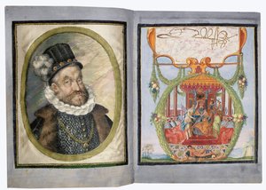 Sidor från albumet Amicorum av Philipp Hainhofer
