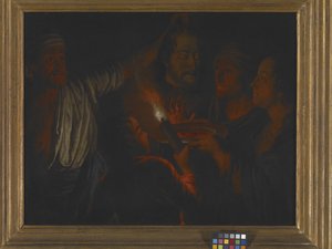 Salome med huvudet av Johannes Döparen (olja på duk)