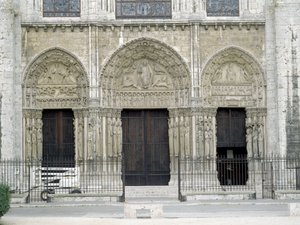 Chartres katedral. av School French