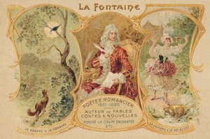 Jean de La Fontaine (tryck) av School French
