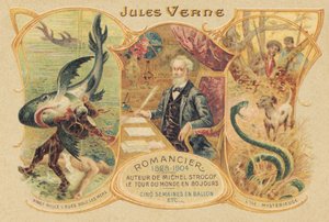 Jules Verne och hans berömda verk (tryck) av School French