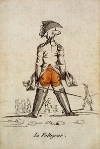 Gammalt kort att spela: hjärtats ess - "" The Voltigeur"". Karta Museum i Ploucher, Issy-les-Moulineaux. av School French