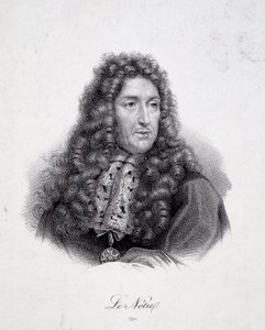 Porträtt av Andre Le Notre (Lenotre av School French