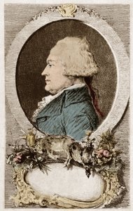 Porträtt av Anthelme Brillat Savarin (Brillat-Savarin) magistrat, deputerad av den tredje staten, fransk gastronom och författare av School French