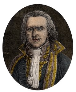 Porträtt av Jean Etienne Marie Portalis. Fransk jurist och politiker (1746 -1807) - Greve Jean-Etienne-Marie Portalis (1746-1807) av School French