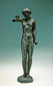 Stående figur (brons) av School French