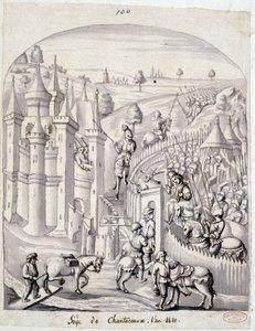Belägringen av Chantoceaux, år 1420 av School French