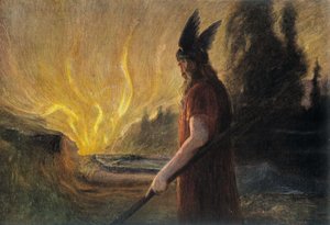 Gud Odin, tysk bild