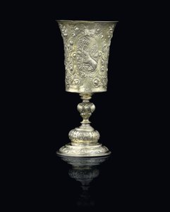 Bägare, ca 1600 (förgylld silver)