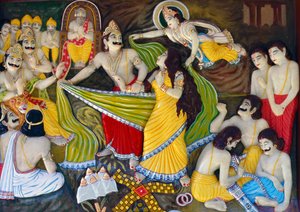 Draupadi Cheer-Haran av Dushasana Mahabharata