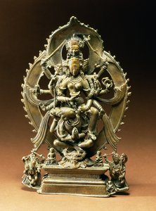 Marichi, gryningens stråle, Pala-perioden, östra Indien (brons) av School Indian