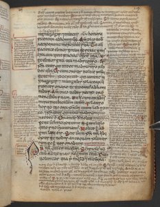 Harley 1802, f.19r, Dekorerad initial 