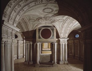 Krypten av kyrkan St Martino ai Monti, 300-500-talet av School Italian