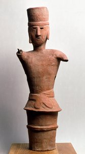 Terrakottabegravning Haniwa, kofunperiod 3-600-talet av Japanese School