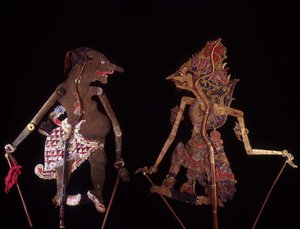 Wayang Kulit. Java dockor. Jean Francois Hubert Collection. Paris av School Javanese