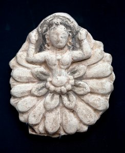 Renässansen av en lotusblomma. Snittet motiv, odaterat. Koreas nationalmuseum, Seoul (Sydkorea). av School Korean
