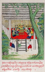 Suvana Sama Jakata. (gravyr, ca 1910) av School Laotian