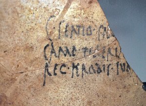 Herodiuminskription, c.1:a århundradet e.Kr. (keramik)