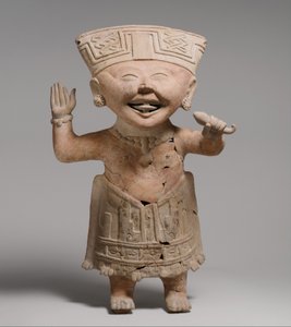 Leende figur, 700–800-tal (keramik)
