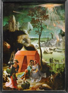 Lot och hans döttrar... av School Netherlandish