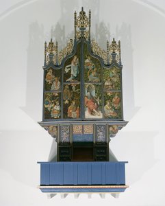 Målad orgel av School Netherlandish