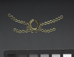 Näsprydnad, Chavín de Huantar c.500-200 f.Kr. (guld)