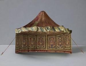 Kungligt tält gjort för Muhammad Shah (regerade 1834-48)