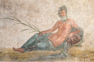 Floden Sarno, Pompeji, Vestaliska jungfrurnas hus av School Roman