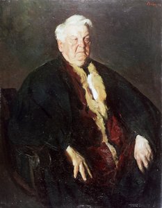 Porträtt av Mihail Sadoveanu (Pascani