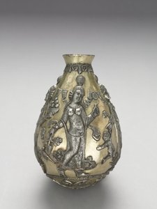 Anahita Vessel, 300-500 (gjuten, upphöjd, repoussé, jagad och förgyllt silver)